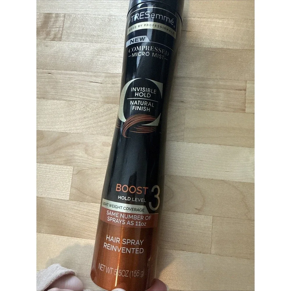 TRESemme Compressed Micro Mist Hairspray Level 3 Boost Hold, 5.5oz  READ